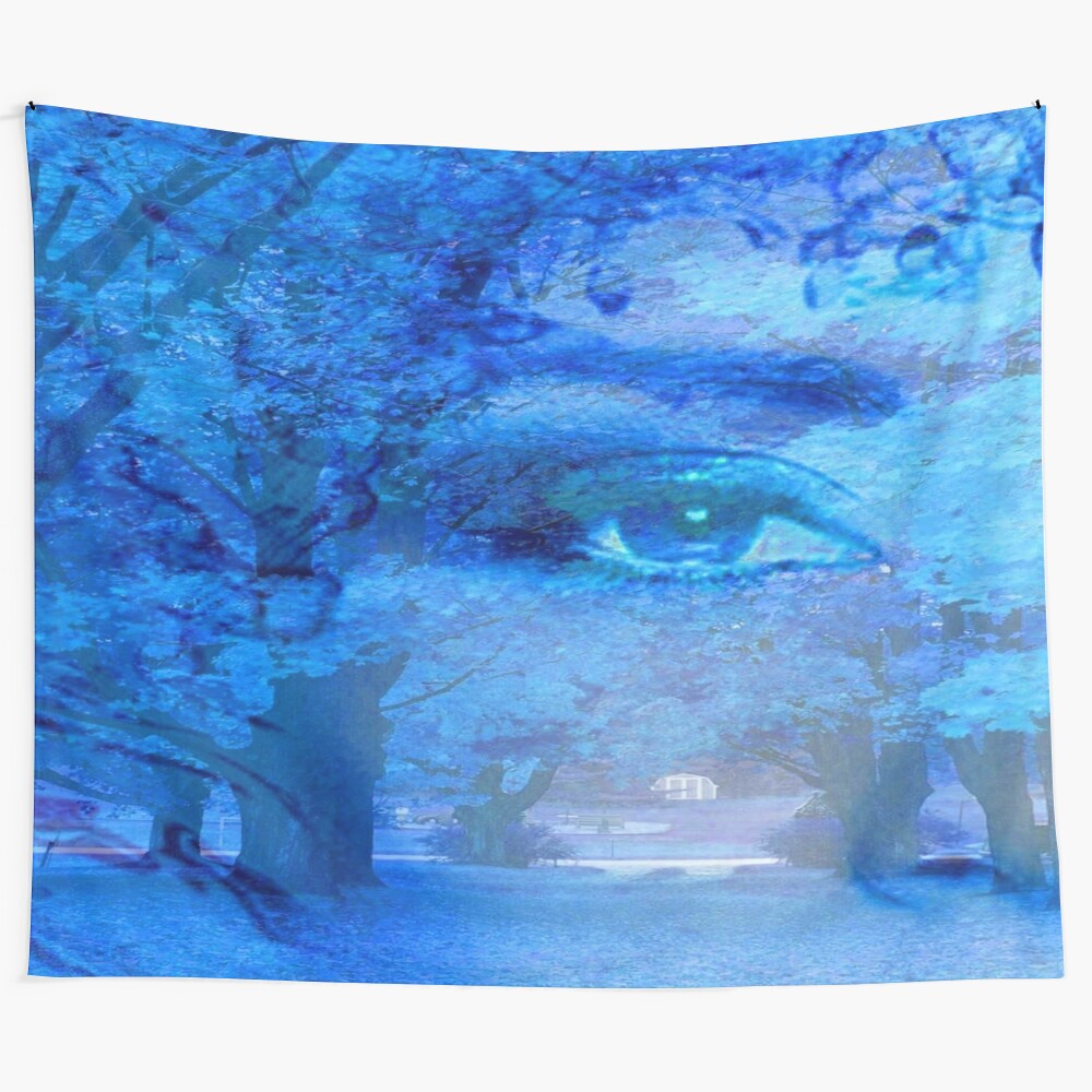 Nature Dream Tapestry - Vibrant abstract wall hanging featuring nature-inspired patterns and colors