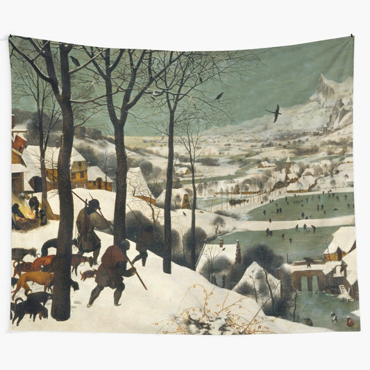 Pieter Bruegel the Elder's iconic winter landscape painting "The Hunters in the Snow"