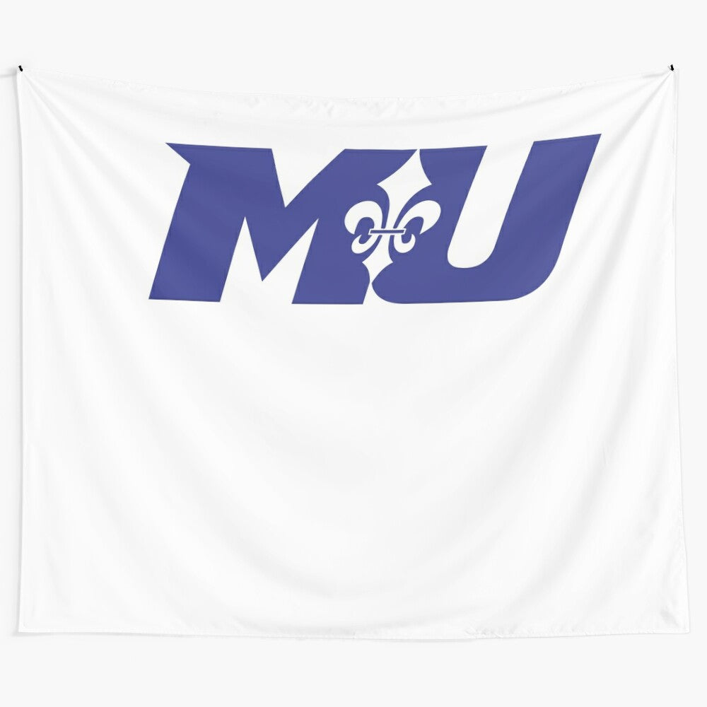 Marymount University varsity sports tapestry featuring a variety of athletic teams