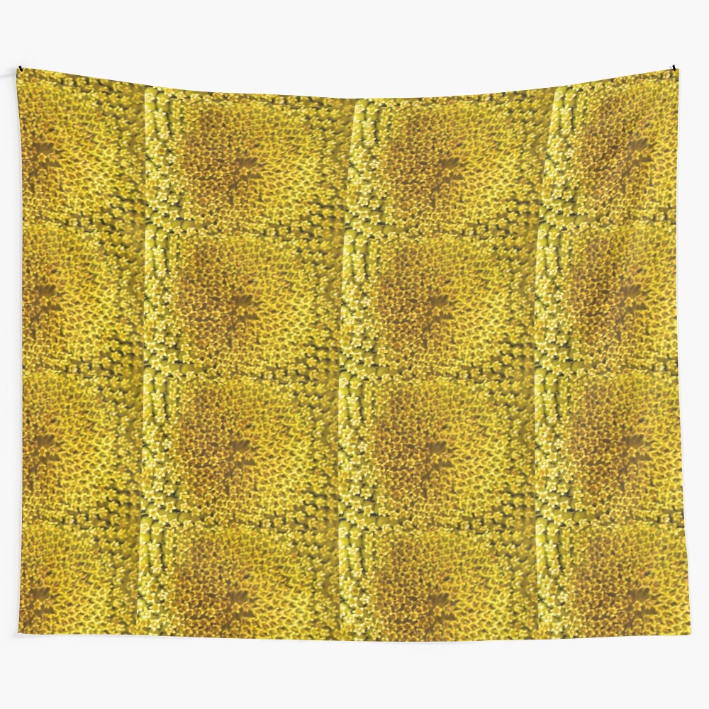 Sunflower tapestry with vibrant petals and center, ideal for home decor