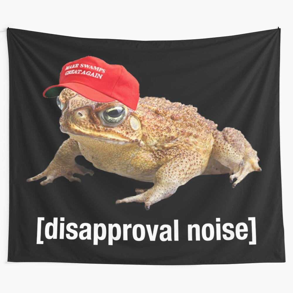 Conservative frog design tapestry