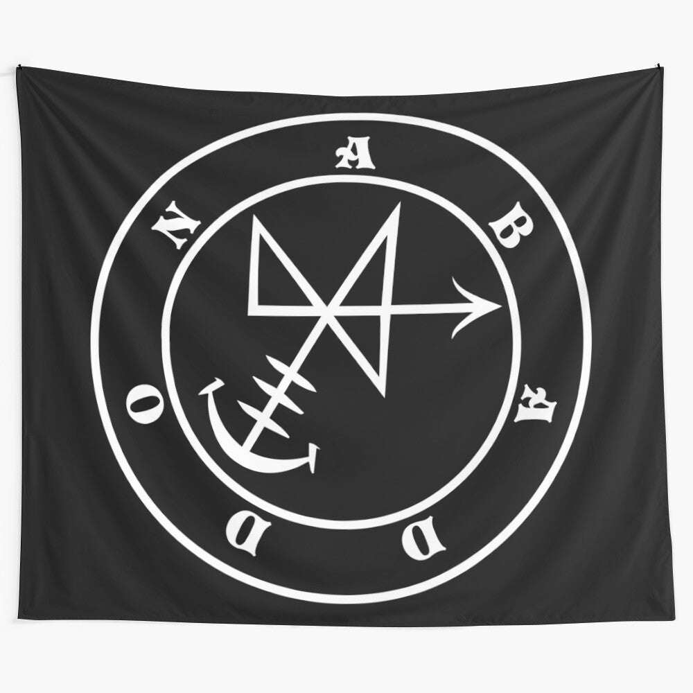 Seal of Abaddon - Occult Sigil Tapestry