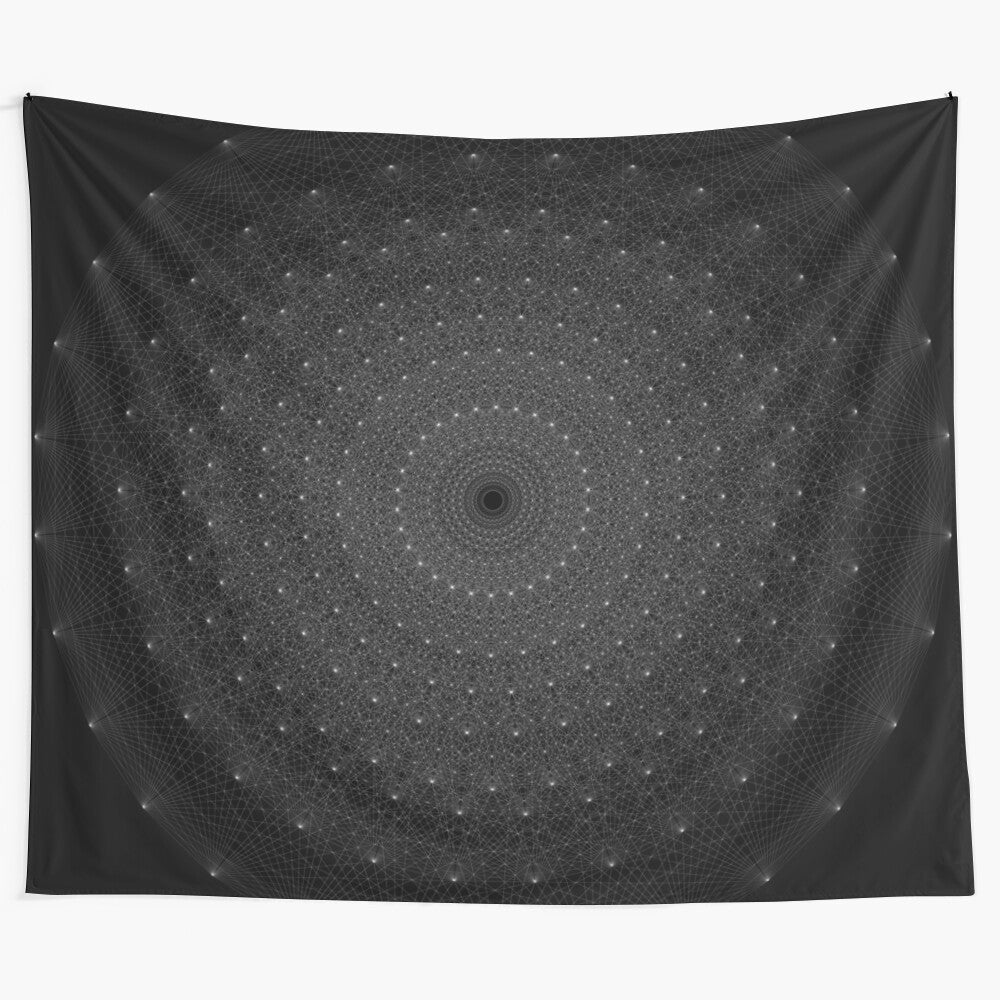 E8 Tapestry with sacred geometry, tree of life, and tight star cluster design