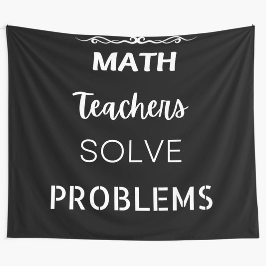 Math Teachers Solving Problems Tapestry