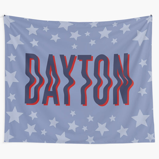 Dayton Stars Tapestry - Trendy College Wall Hanging