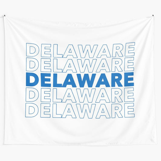 Stylish Delaware University Tapestry with Trendy Aesthetic Design