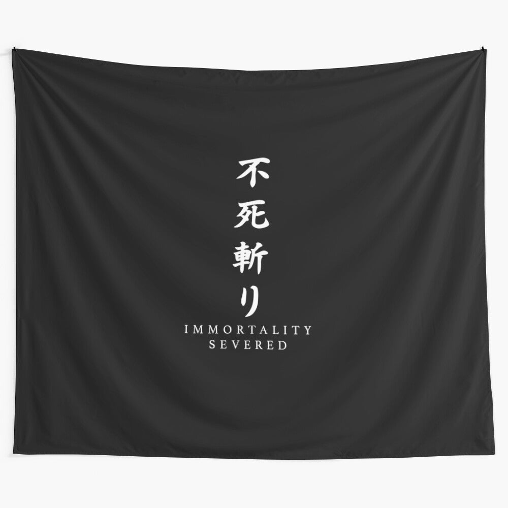 Sekiro-Inspired Tapestry Featuring Immortality Severed Artwork