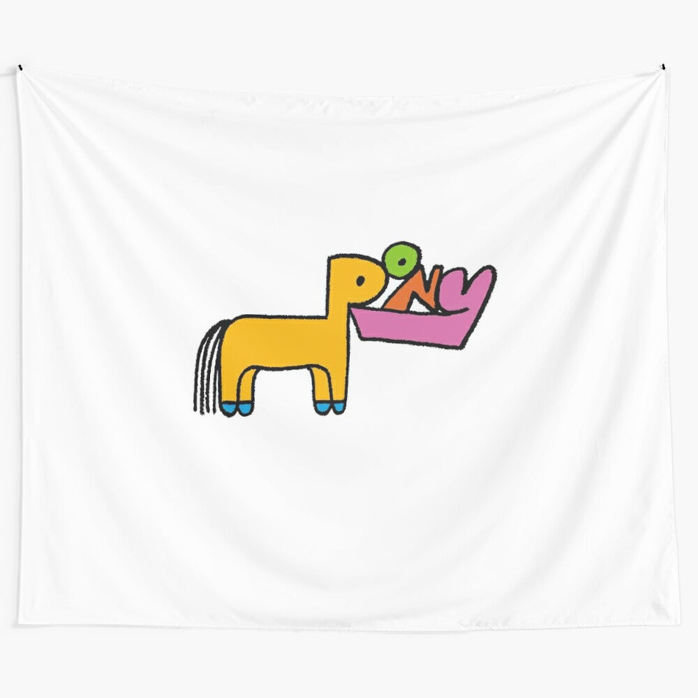 Pony Rex Inspired Tapestry Wall Art