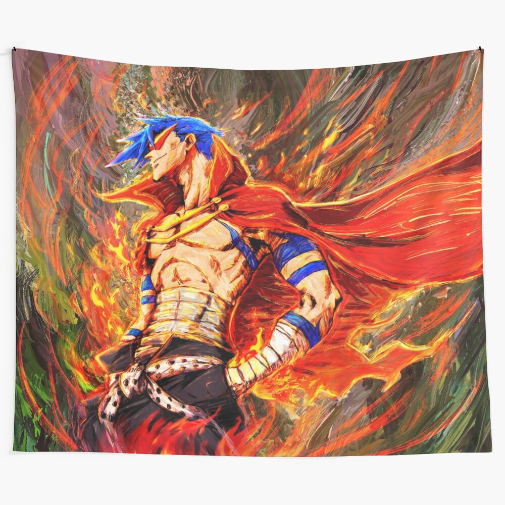 Kamina Gurren Lagann anime-inspired tapestry