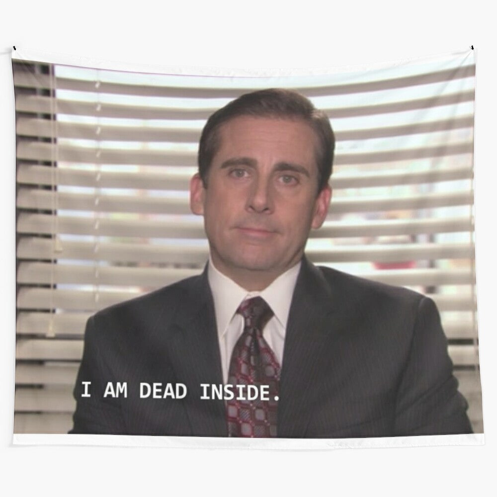 "I Am Dead Inside" Tapestry featuring Michael Scott from The Office