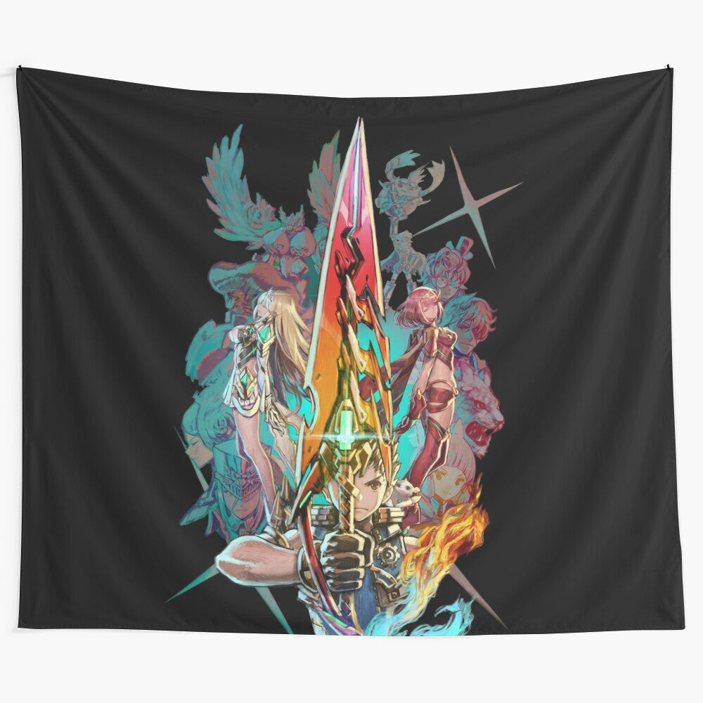 Xenoblade Chronicles-inspired team tapestry for Nintendo Switch JRPG fans