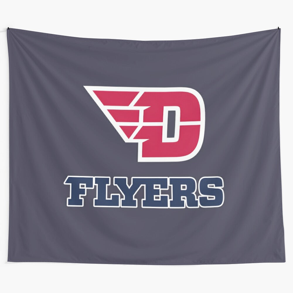 Dayton Flyers college basketball fanart tapestry