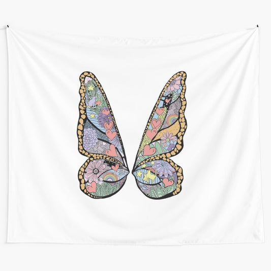 Taylor Swift butterfly-themed tapestry wall art