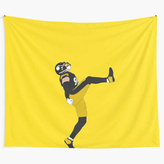 Sports Celebration Leg Kick Tapestry