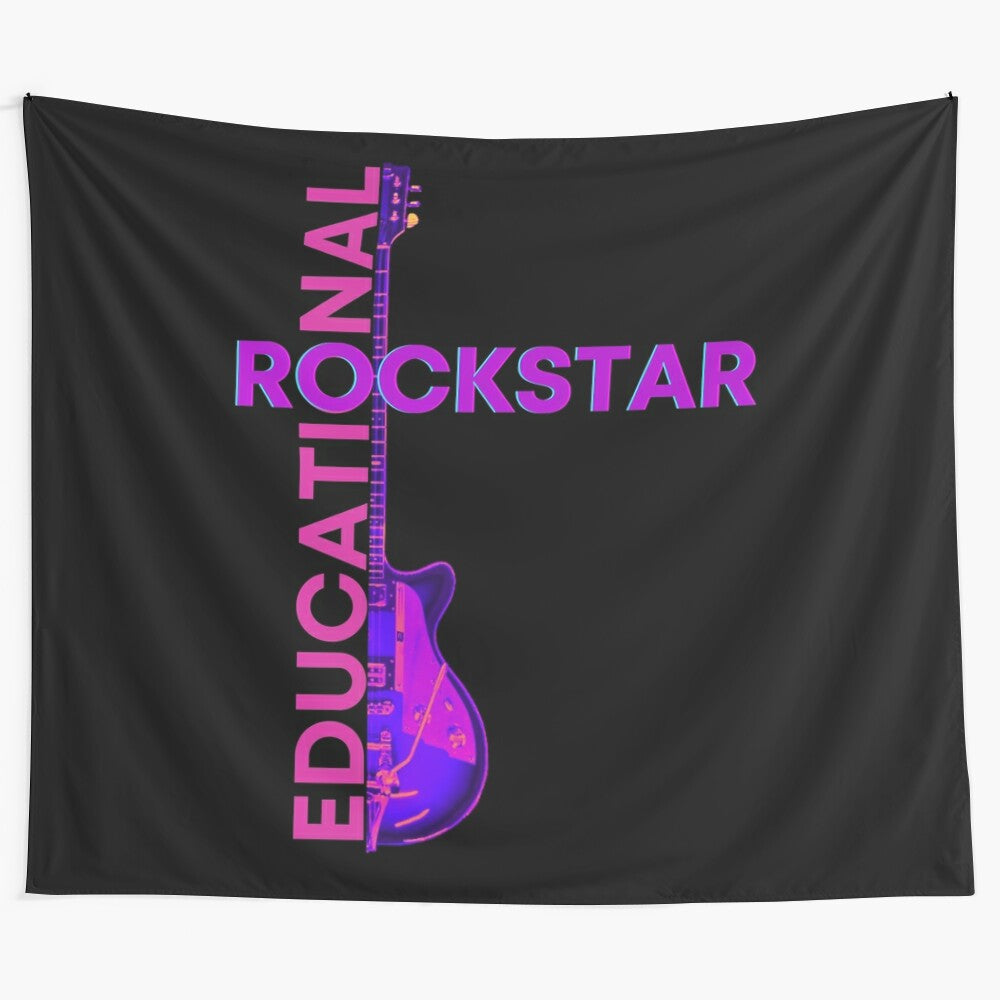 Educational Rockstar Tapestry for Teachers