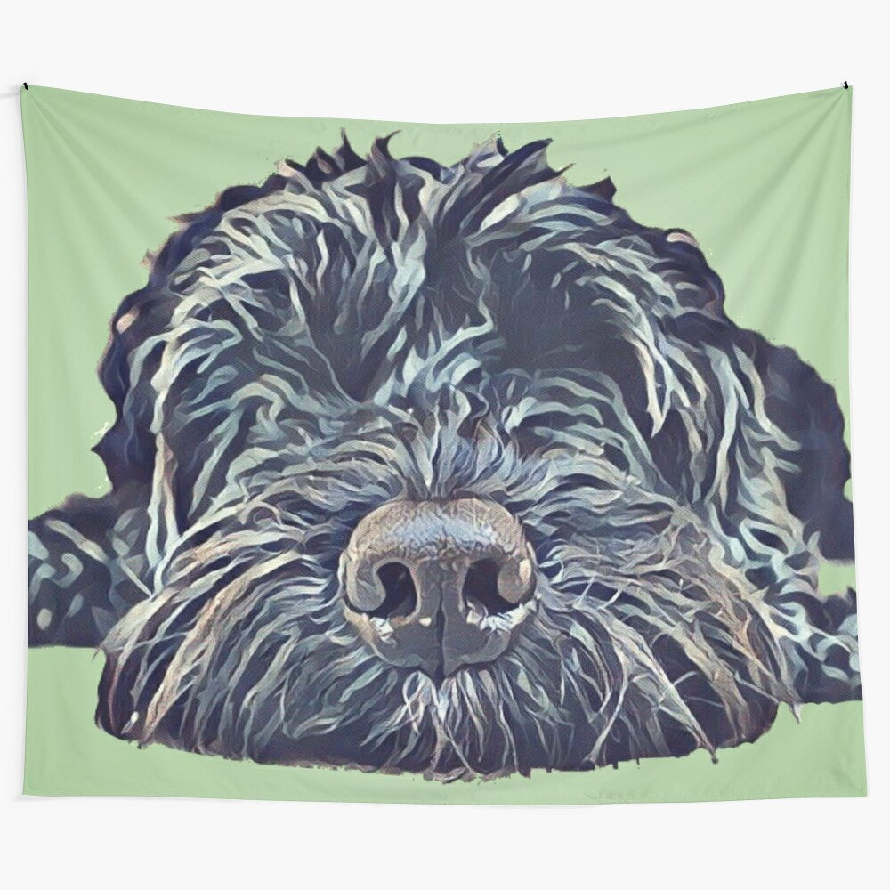 Colorful Cockapoo Pop Art Tapestry