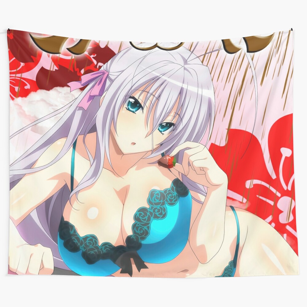 High School DxD Rossweisse fan art tapestry