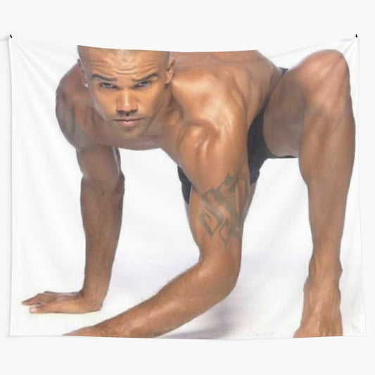 Shemar Moore Tapestry featuring Criminal Minds memes and humor