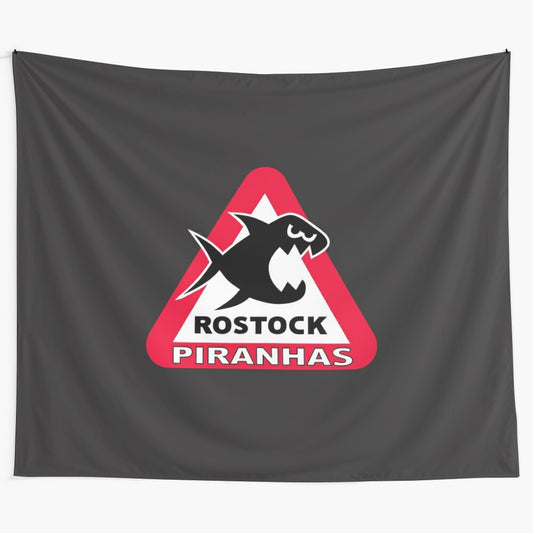 Rostock Piranhas ice hockey team tapestry