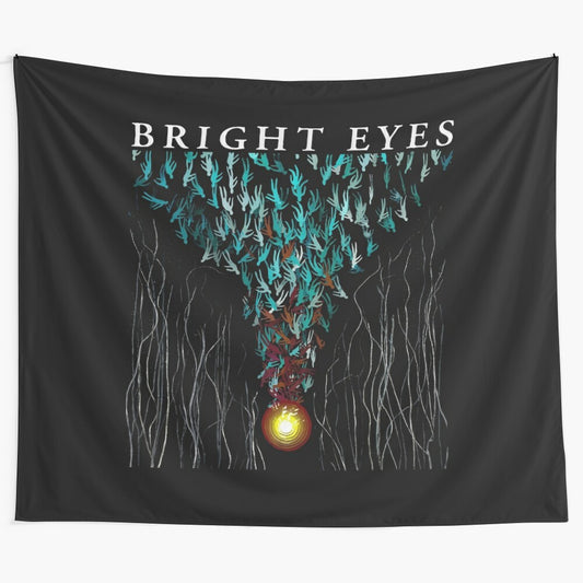 Tapestry inspired by Bright Eyes' "Down in the Weeds" indie folk album