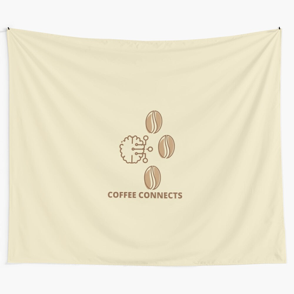 Coffee Connect - Tapestry Celebrating the Connection of Coffee Lovers