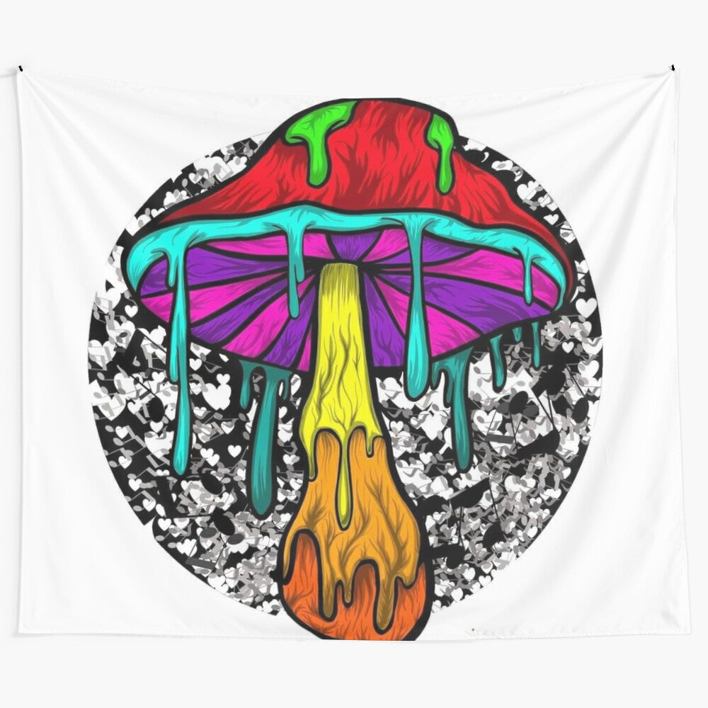 Vibrant cosmic drip psychedelic tapestry