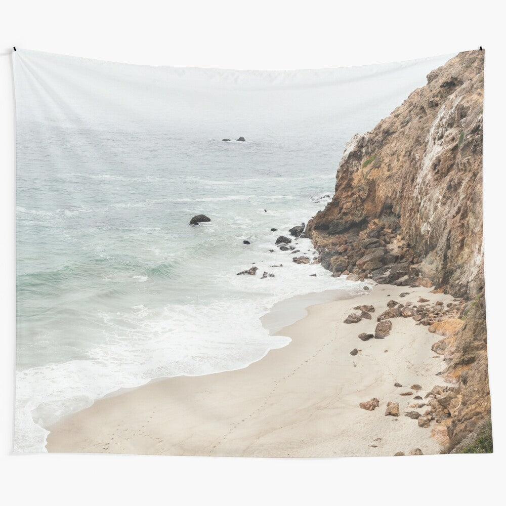 Malibu Dream - Scenic Coastal Tapestry with Ocean View