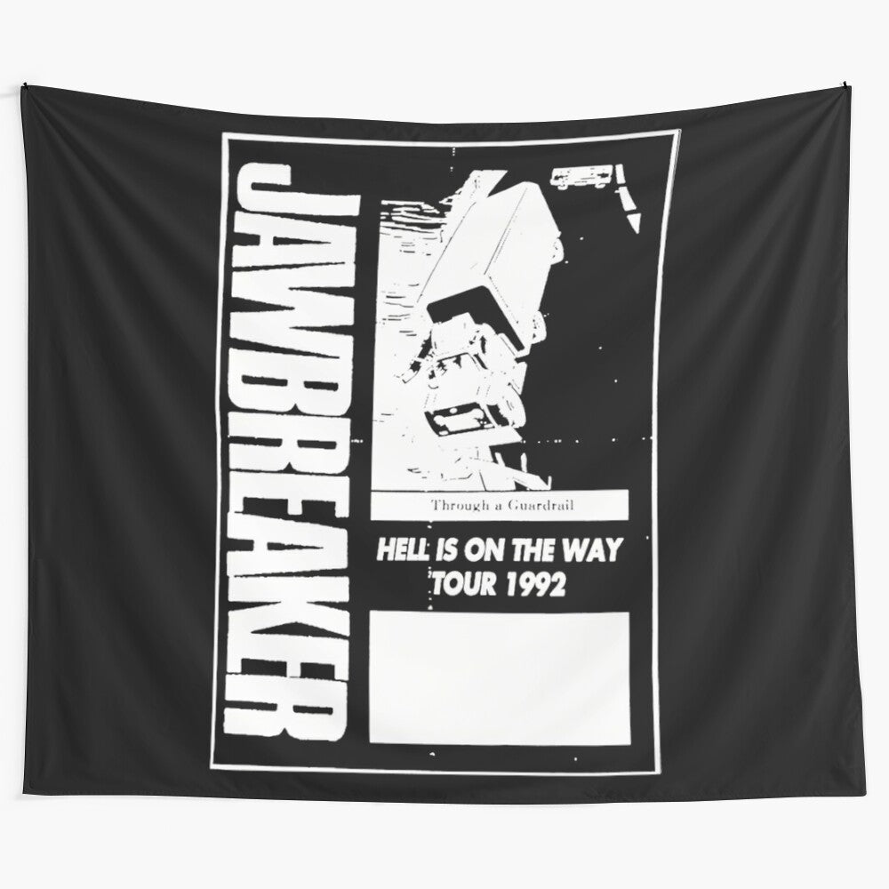 Jawbreaker band inspired tapestry featuring fan art design