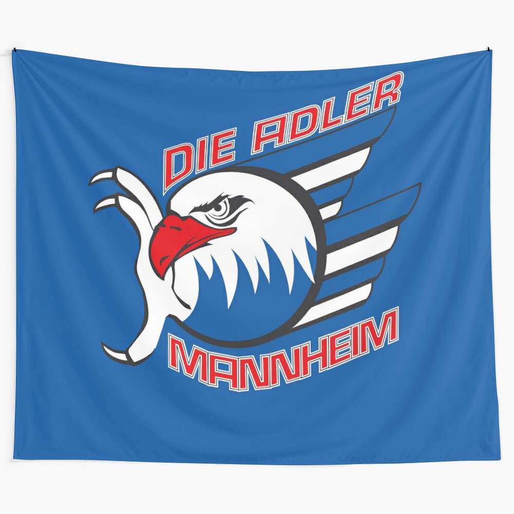 Adler Mannheim Ice Hockey Tapestry