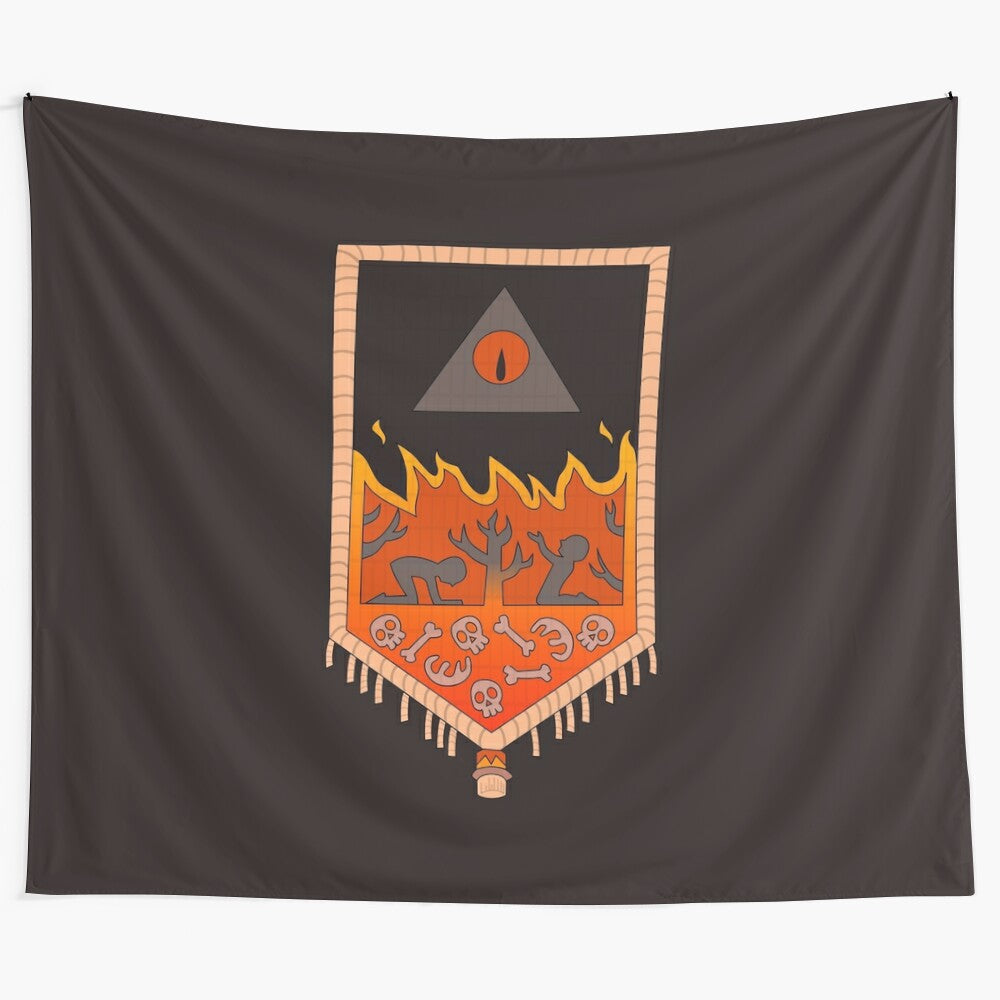 Bill Cipher Tapestry - Gravity Falls Inspired Home Decor