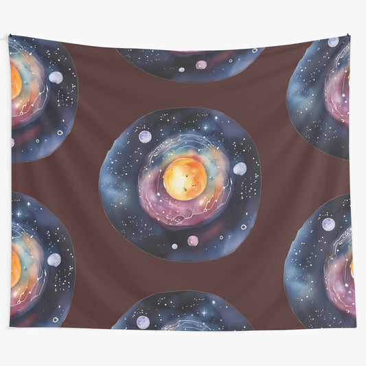 Space Galaxy Tapestry featuring a stunning celestial design