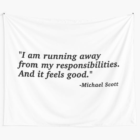 The Office Michael Scott Quote Tapestry