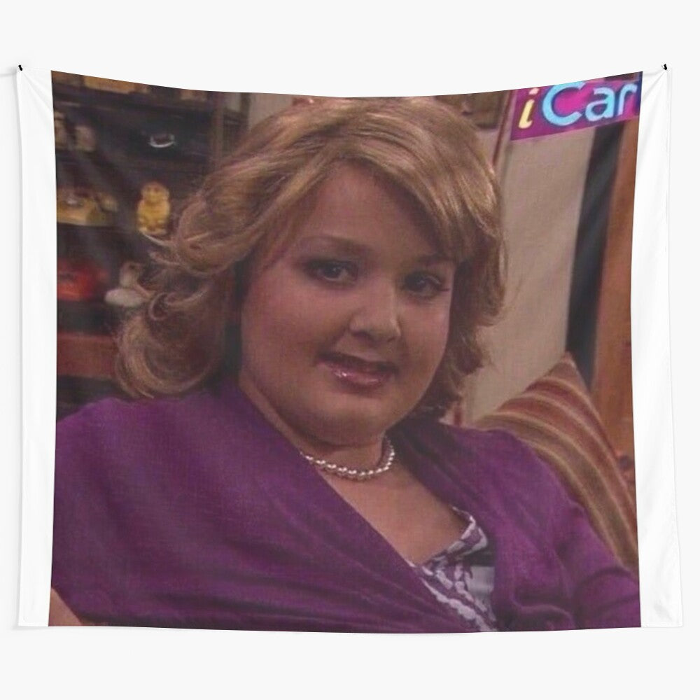 Female Gibby Tapestry, Iconic iCarly Character Wall Art