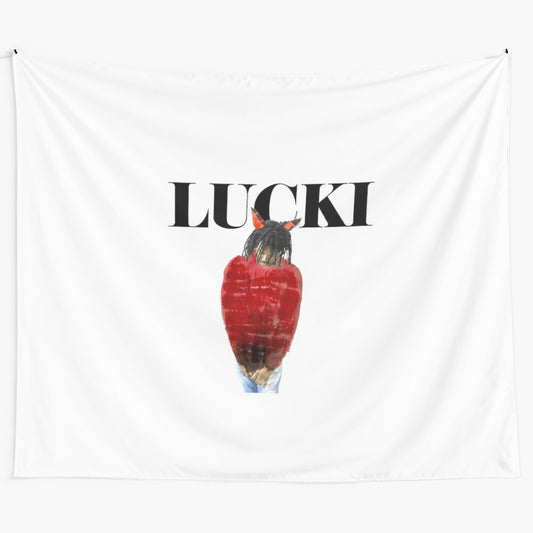 LUCKI Tapestry - Artistic freewave design wall art