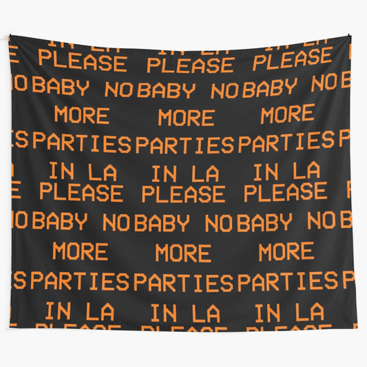 Kanye West-Inspired "No More Parties in LA" Tapestry