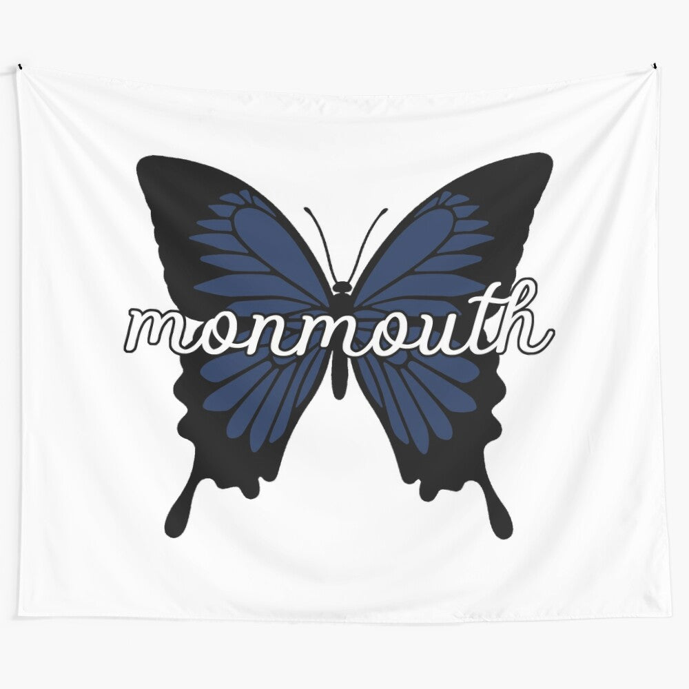 Monmouth Tapestry - Colorful, Trippy Wall Hanging Featuring Vibrant Shades of Blue, Pink, Red, Green, and Yellow