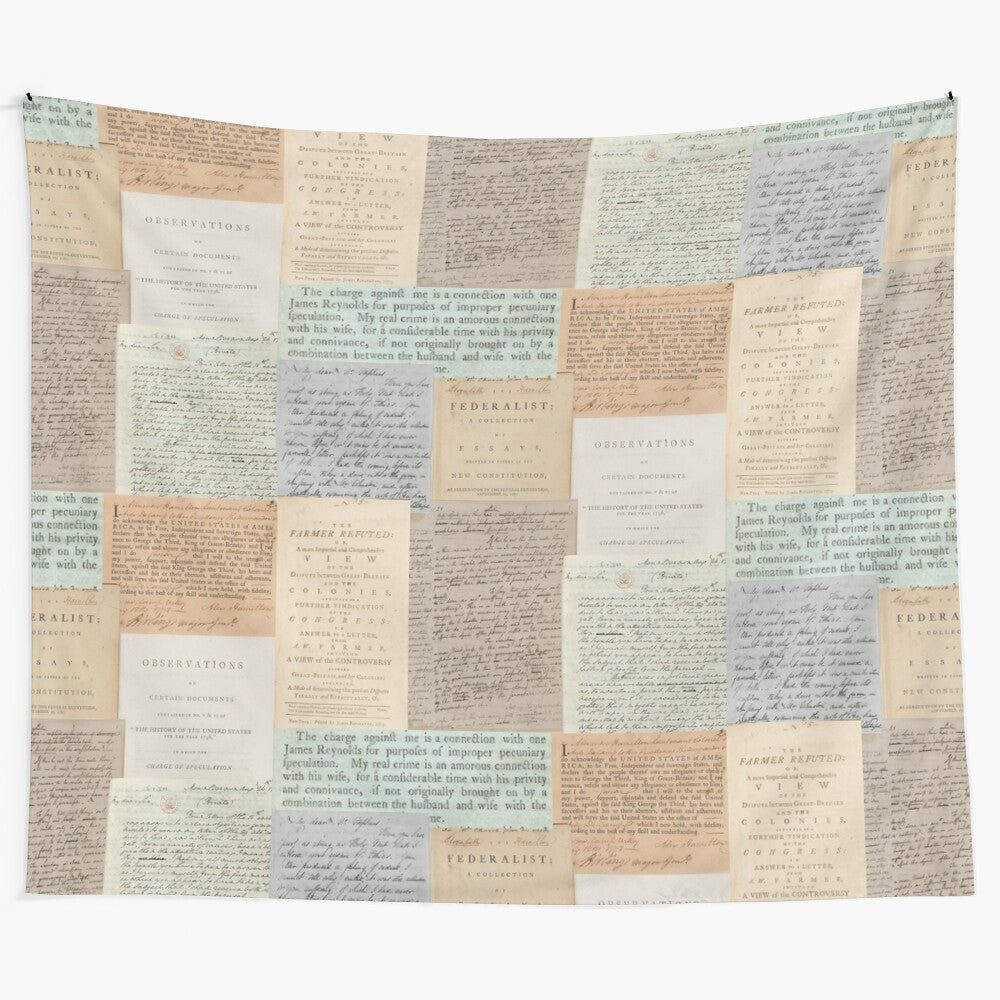 Alexander Hamilton Papers Collection Tapestry