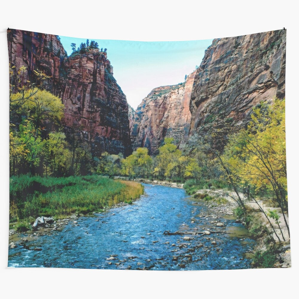 Zion National Park Tapestry Showcasing the Majestic Landscape