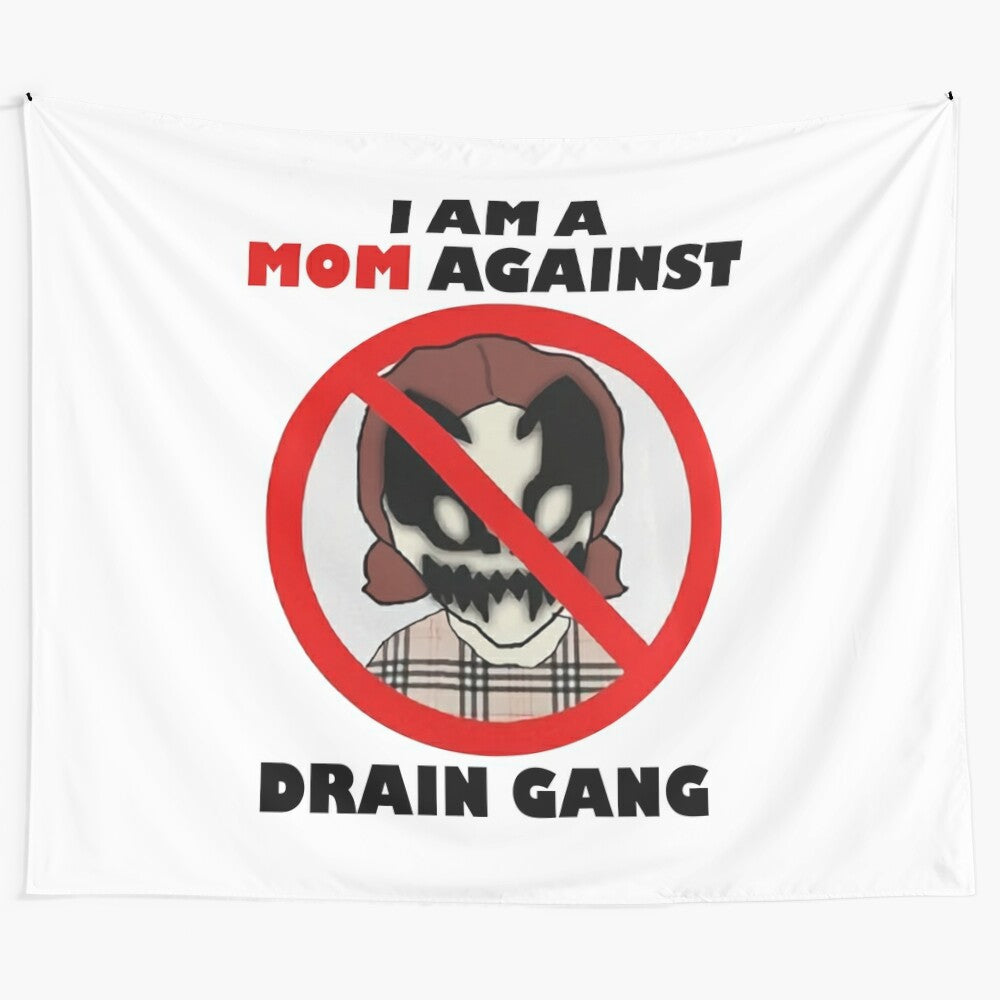 Drain Gang Inspired Tapestry for Mom Fans