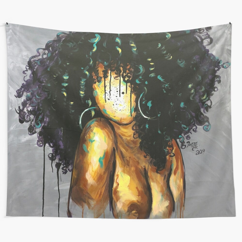 Naturally LXVIII Tapestry by Black Female Artist Dacre8iveone