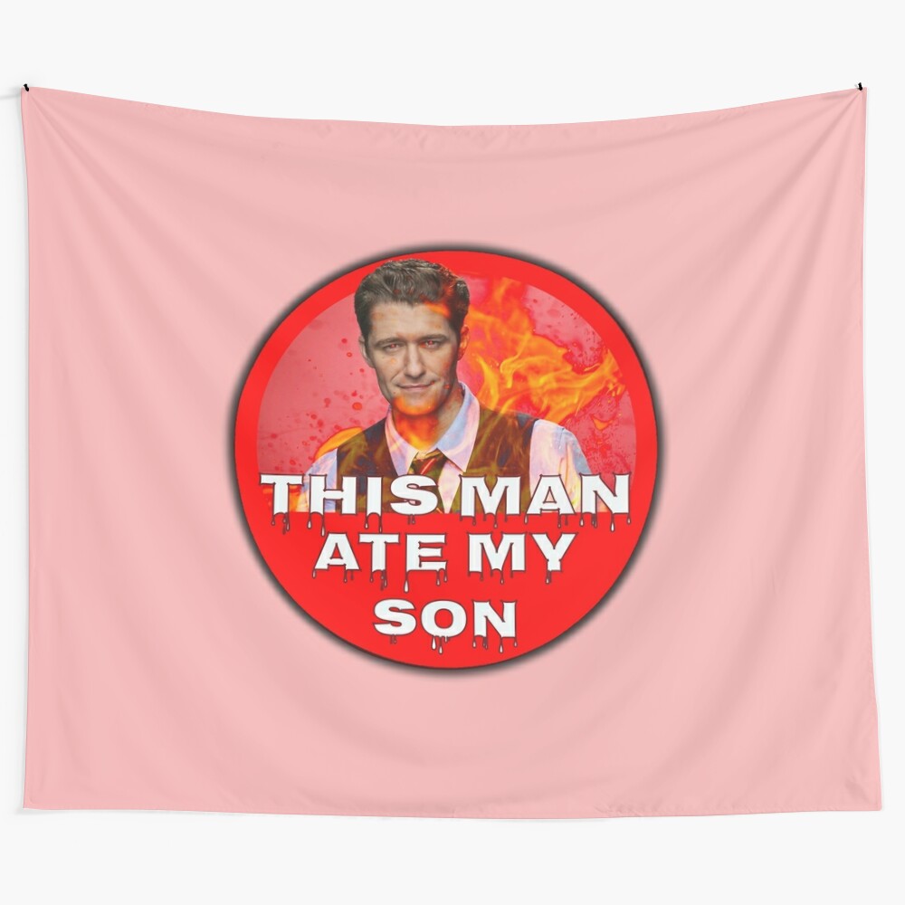 Funny "This Man Ate My Son" Glee-inspired Tapestry