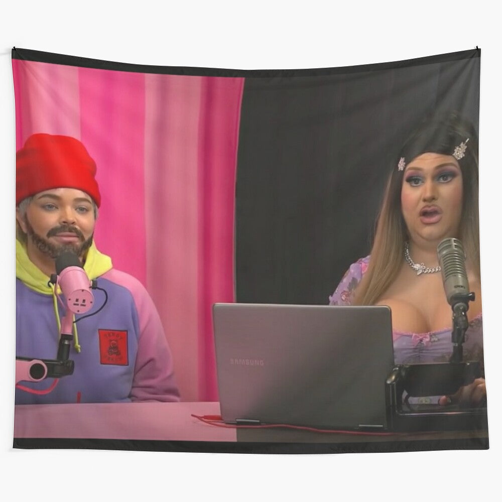 Trisha Paytas and Ethan Klein, the hosts of the popular Frenemies podcast