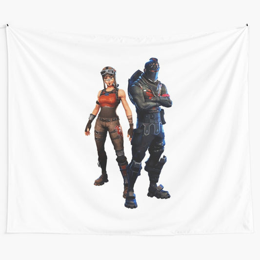 Renegade Raider themed tapestry featuring Fortnite character