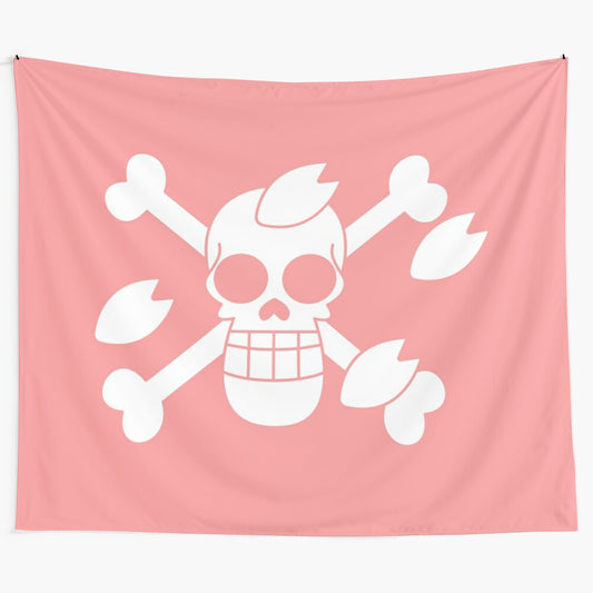 Tony Tony Chopper Inspired Jolly Roger Tapestry Wall Art