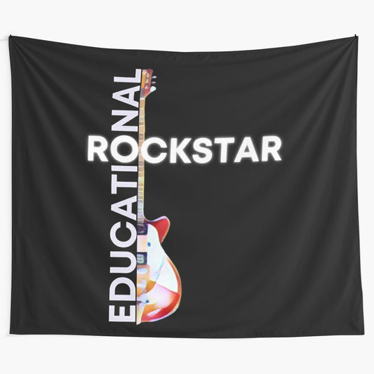 Educational Rockstar Tapestry for Teachers and Classrooms