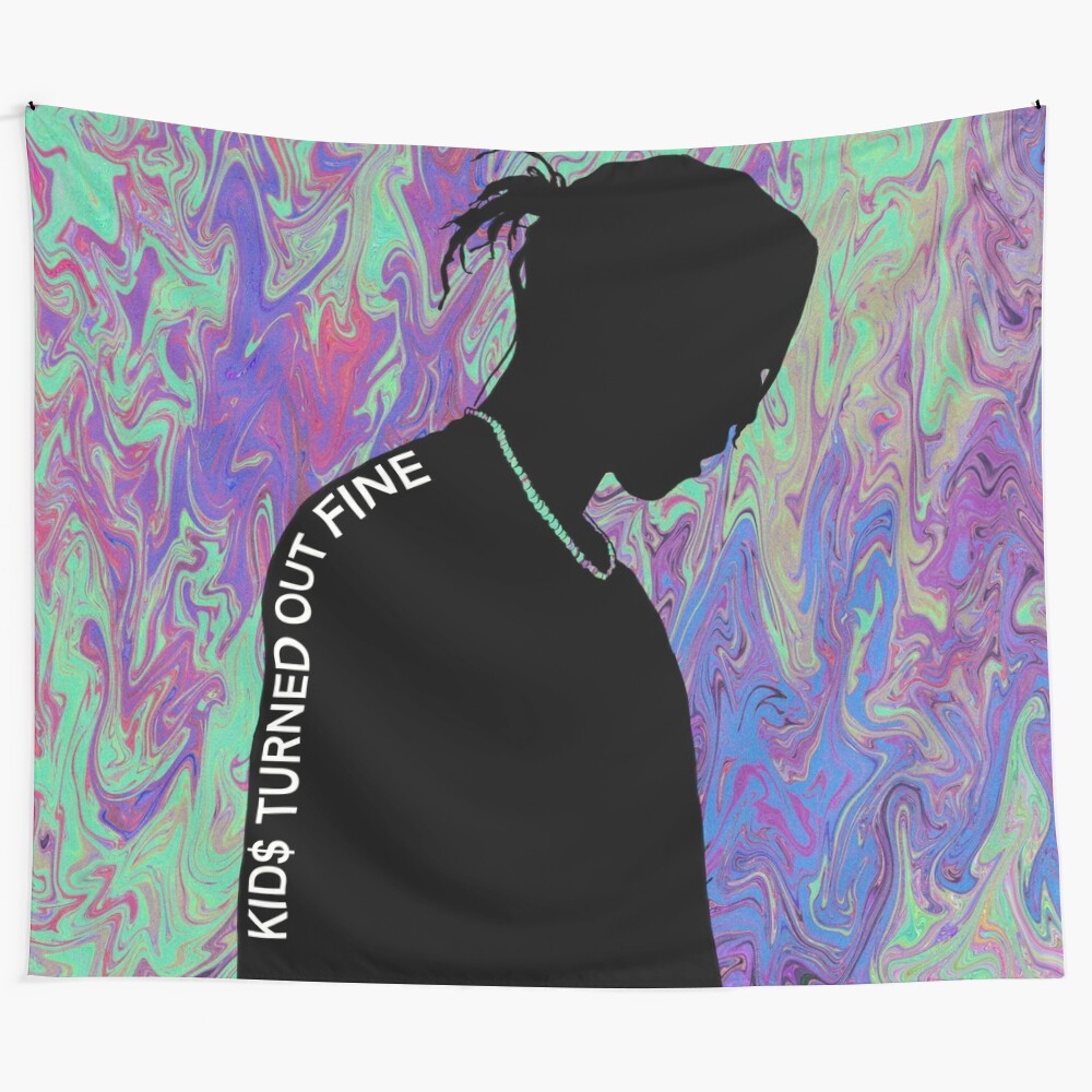 Kids Turned Fine Tapestry featuring ASAP Rocky and Travis Scott inspired design