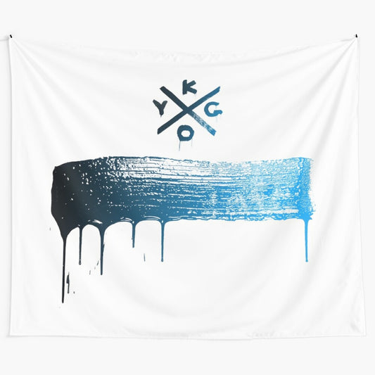 Kygo-inspired tapestry featuring electronic music elements