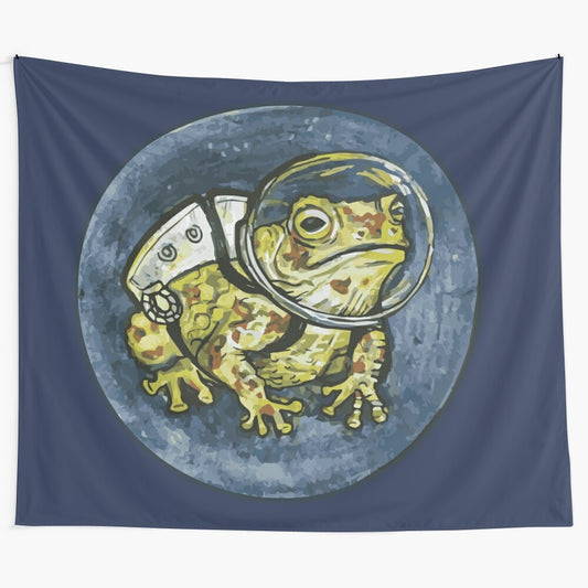 Astrofrog - Playful astronaut frog in space artwork