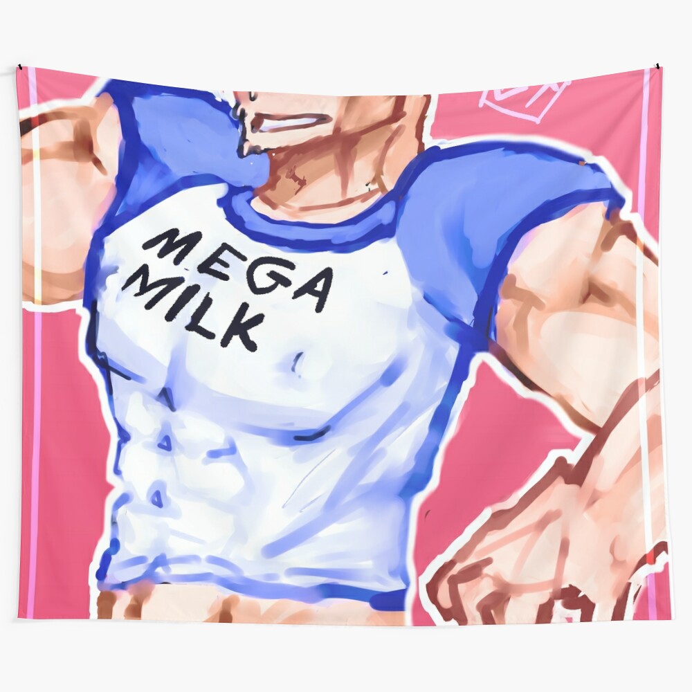 Bara Milk Tapestry - Gerita Anime Artwork