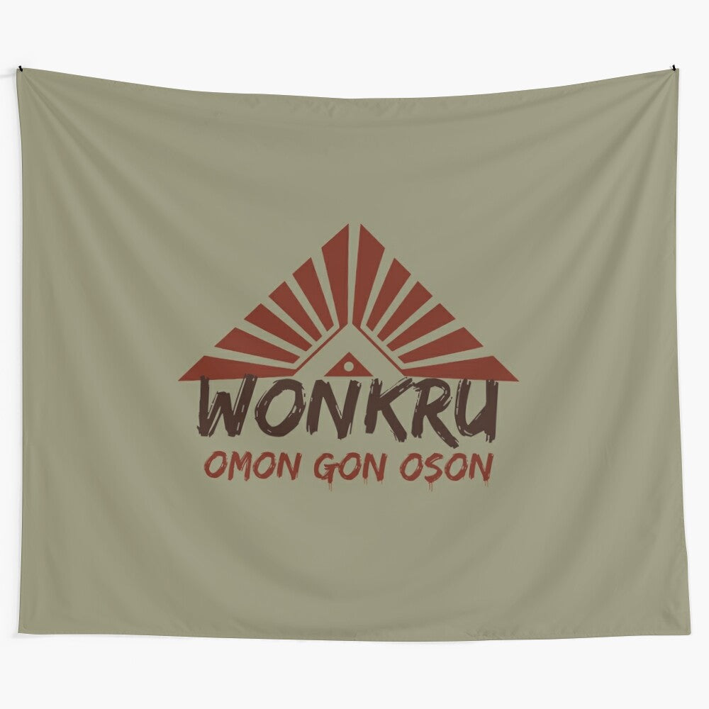 Sci-Fi Tapestry Featuring 'The 100' Inspired Wonkru Design